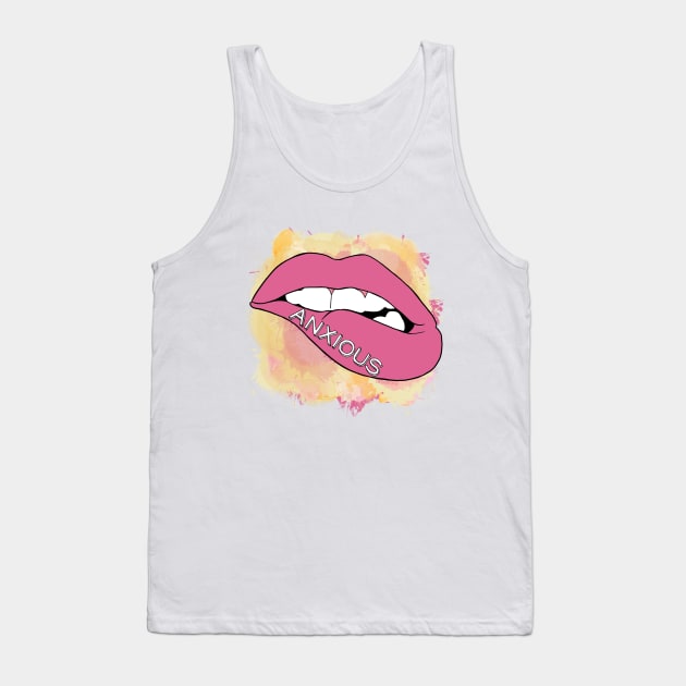 I am anxious Tank Top by TheBadNewsB